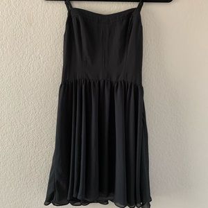 Black mini dress